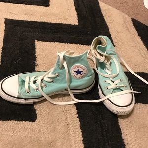 Turquoise converse